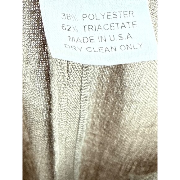 Emmelle Womens Medium Tan High-Waisted Trousers - Picture 7 of 9